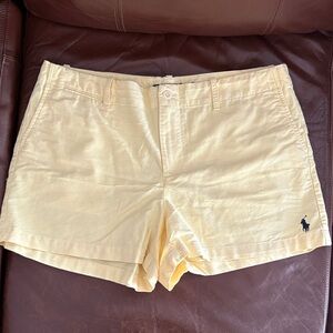 Polo by Ralph Lauren Women's Light Yellow Bermudas